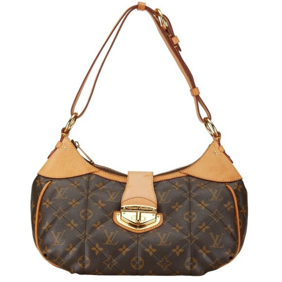 LOUIS VUITTON Brown Monogram Leather Shoulder Bag - Picture 1 of 13
